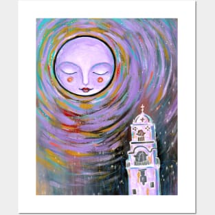 Ojai Lavender Moon Posters and Art